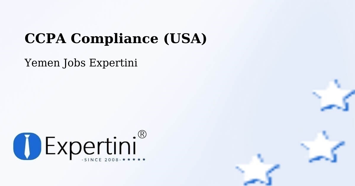 CCPA Privacy Rights & Compliance Notice – Amd - Yemen Jobs Expertini